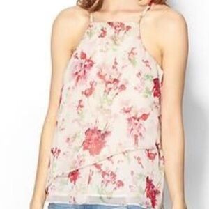 Piperlime Floral Racerback Layered Tank top